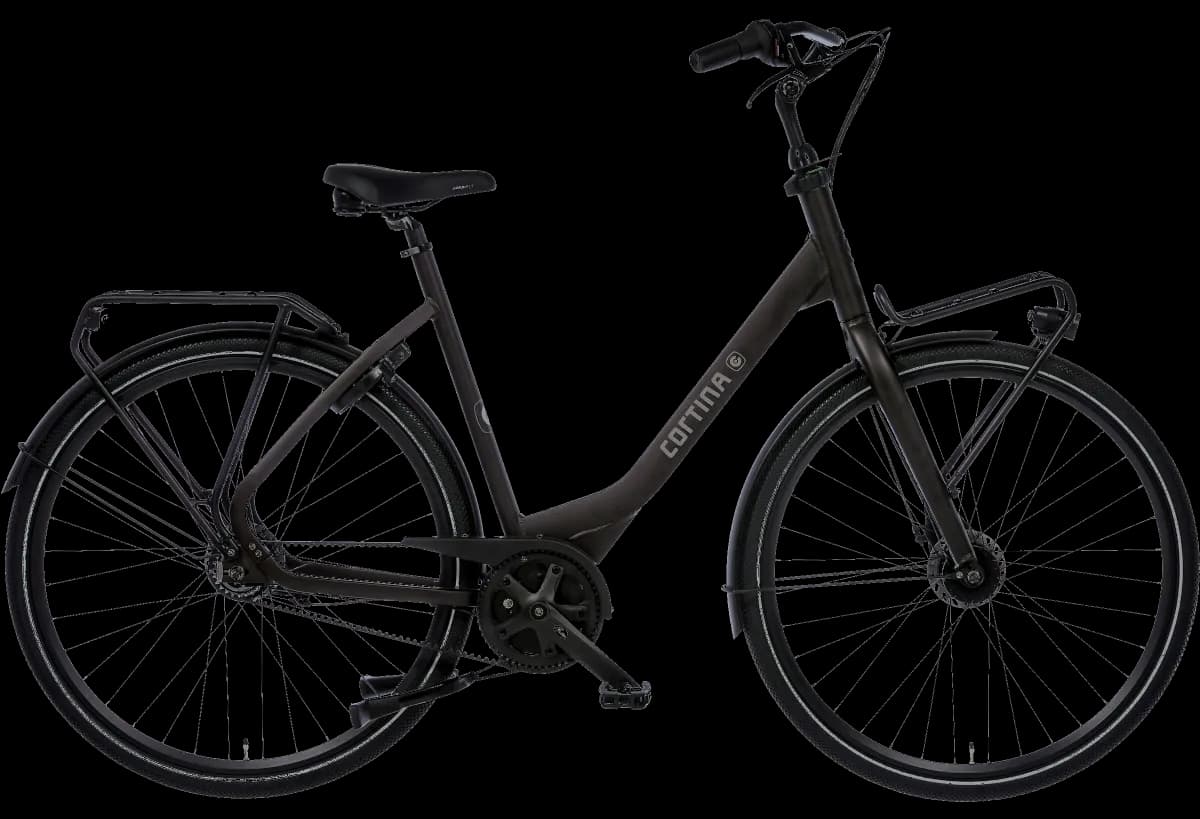 zijaanzicht cortina common jet black matt